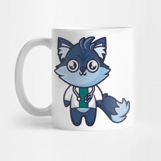 I'm Fine Doctor Wolf Mug